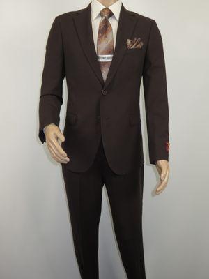 Men's Italian Wool Super 180's Suit by Berlusconi, Made in Turkey, Low prices.