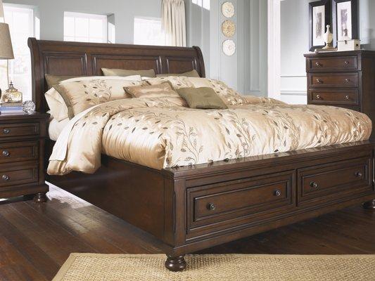 Many of our beds feature custom storage options.