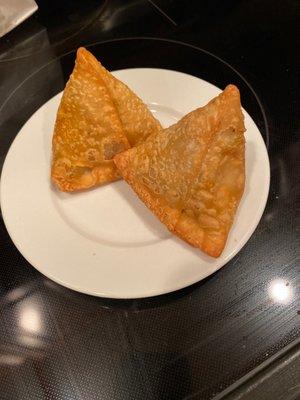 Vegetable samosas