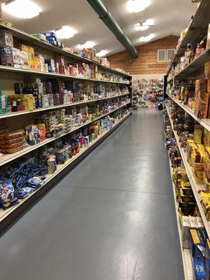 Gluten free aisle