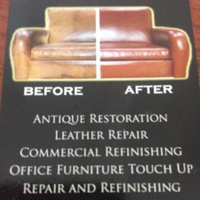 Professional leather restoration