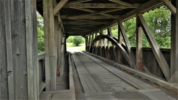 Knapp's Covered Bridge Burr Arch-Truss design