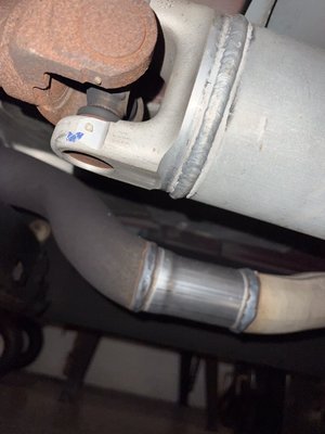 "After "  removal and welded replacement joint