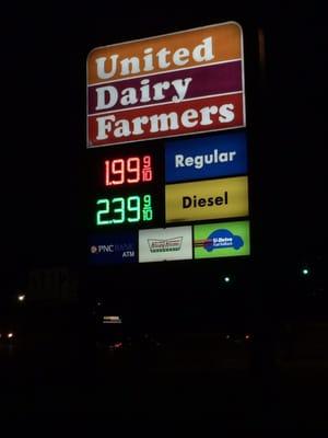 Under $2.00 for gas. See. They can do it!