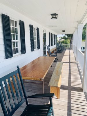 Upstairs porch