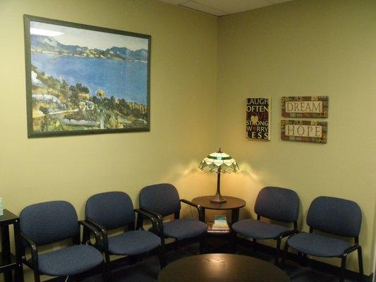 Spine and Pain Care Welcome Room