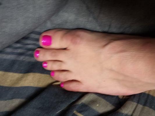 My pedicure and it was great. Tammy does a great job.