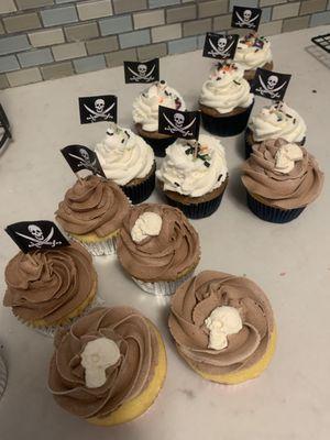 Pirate cupcakes