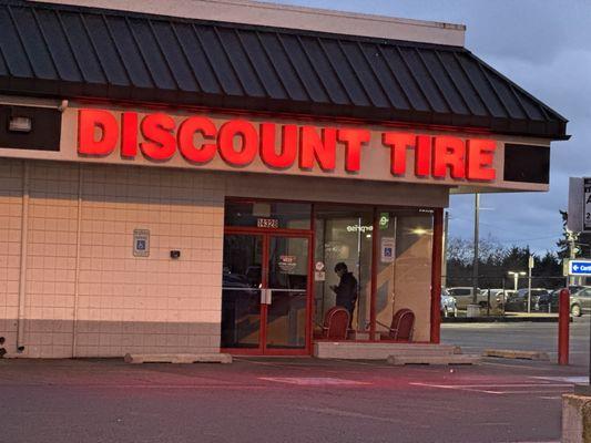 Discount Tire store.