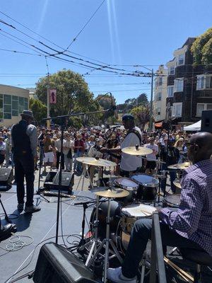 Fillmore Jazz Fest '23 Washington St. side stage