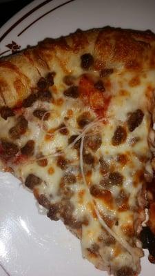 Hamburger pizza