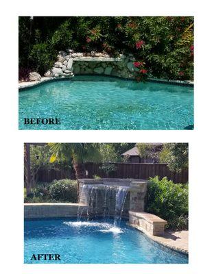 Grapevine pool and spa