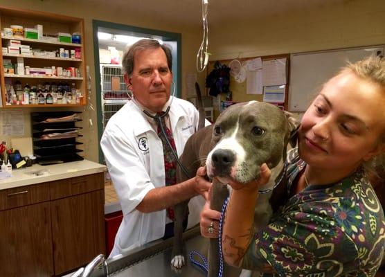 Dr. Morse with Megan & LYRA.