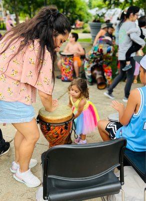 Family Drumming  June 2023