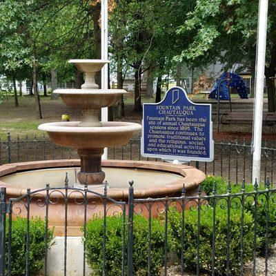 dedication fountain