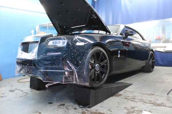 Rolls royce Dawn protected with Xpel paint protection film.