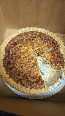 Coconut Pecan Pie. Yummy