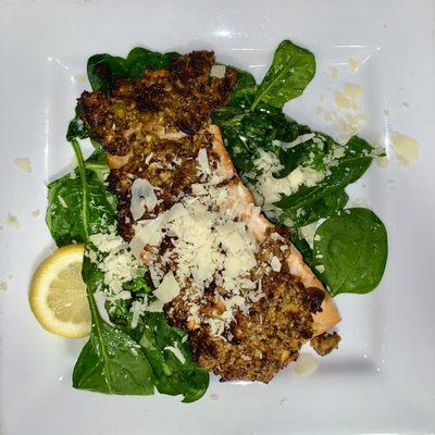 Pistachio Crusted Salmon