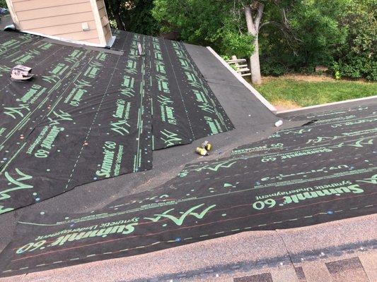 Underlayment done the right way....