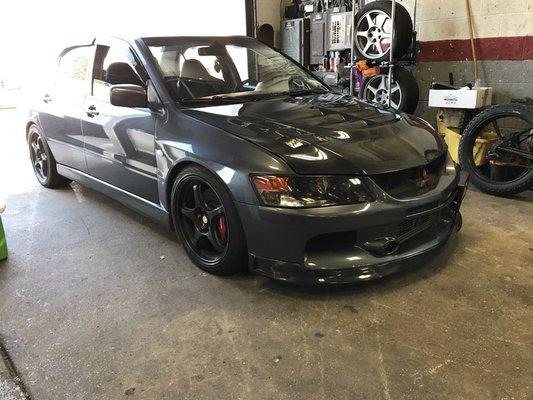 Evo 9 in for alternator replacement