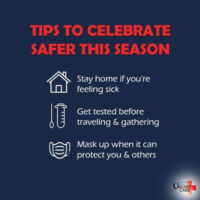 Stay safe this winter. Protect your loved ones and gatherings against COVID-19.