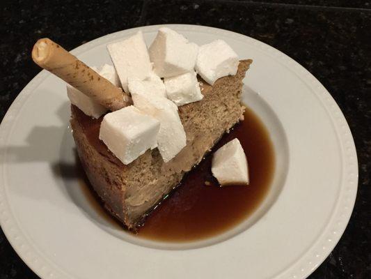 Rootbeer Float Cheesecake Hand made marshmallows..