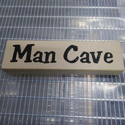 Man Cave sign for the upstairs.