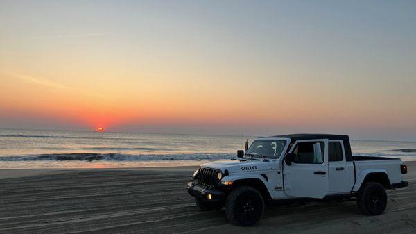 Jeep Gladiator on Carova Beach