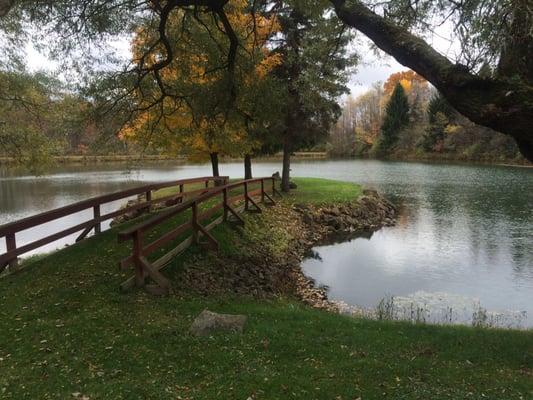 The lake at Penn's Scenic View.