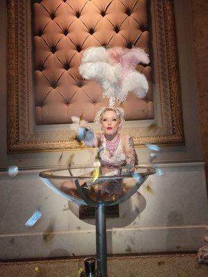 Martini glass burlesque