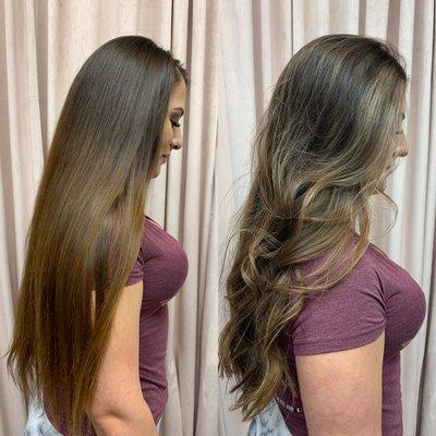 Soft balayage for summer! The PERFECT sun-kissed highlight!