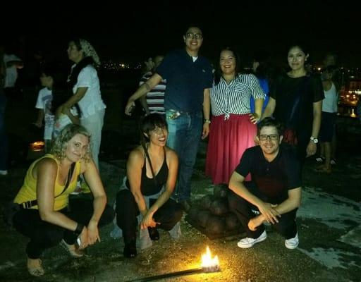 Cañonazo ceremony  (Canon firing ceremony) at El Morro (Cuba)