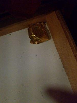 Condoms left in drawer by previous guest which housekeeper didn't remove because obviously they don't clean the room through out.