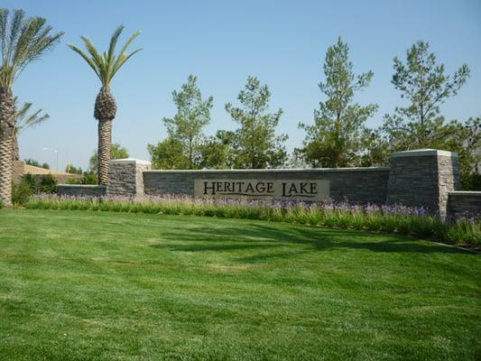 The highly sought after Heritage Lakes community