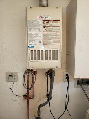 Replacement tankless water heater