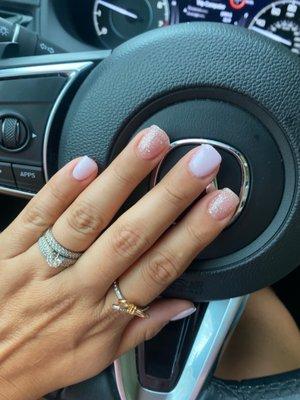 Short and beautiful overlay acrylic