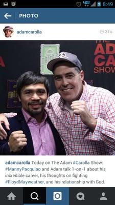 Fantastic manny pacquaio interview ACS show. Even if your not a fan of boxing you will enjoy the talk about the human spirit.