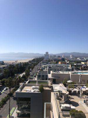 Penthouse private balcony