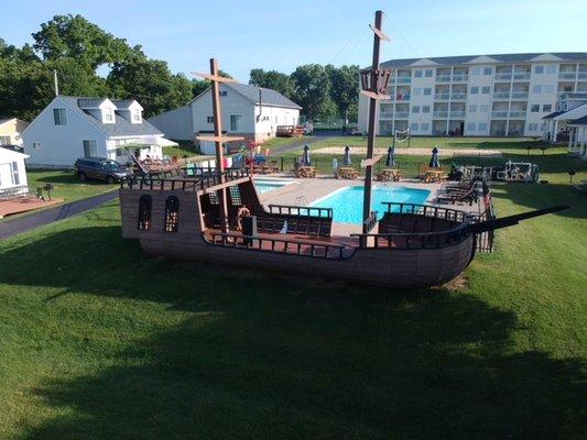 Pirate Ship Sun Deck by the upper pool