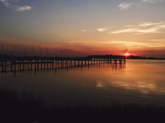 Sunset on the bay