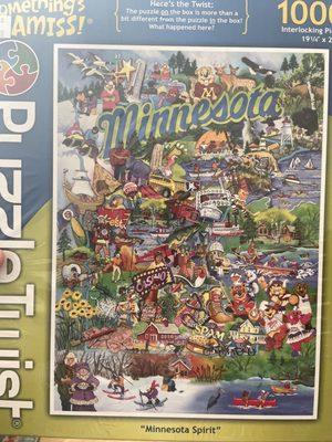 Got this awesome puzzle to be included for a MN COVID survival gift basket!