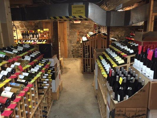 Our retail store is a cellar!