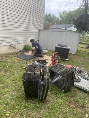 Replacing new AIR CONDITIONING