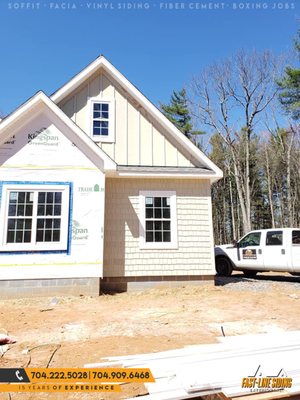 .Soffit .Vinyl Siding .FIber Cement .Boxing Jobs #Siding #Contractor #Charlotte