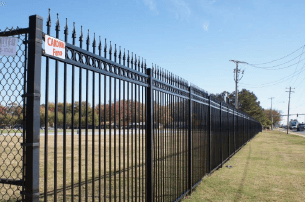 Metal fencing