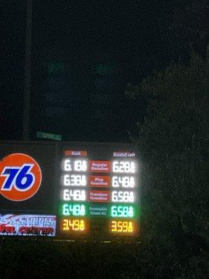 Gas prices are too high. It's Temecula, not Corona Del Mar,,, greedy ass MFs