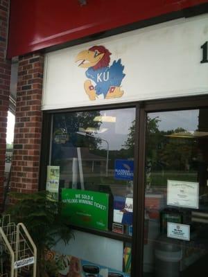 Loving this gas station's mascot...