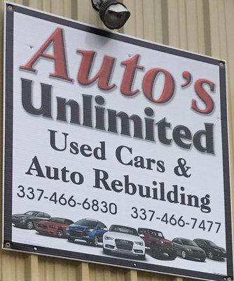 We do it all ! Mechanic, Towing, Auto unlocking, Tire Sales, Used car dealership