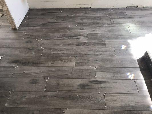 Master bath floor