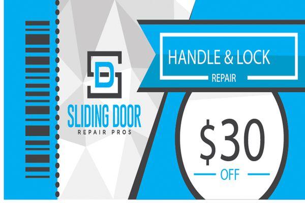 Voucher $30 OFF Handle & Lock Repair